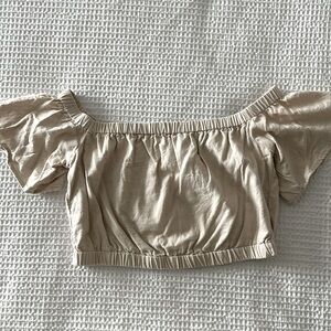 Abercrombie off the Shoulder Crop Top